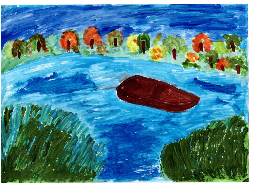 Чистый пруд моей родной деревни