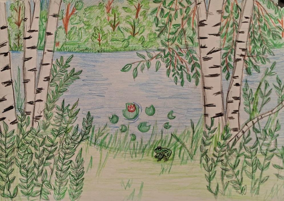 Река в роще