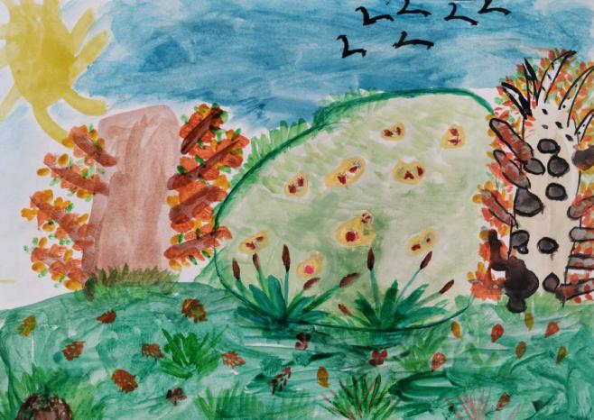 Осенний пруд