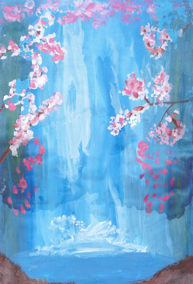 Весенний водопад 