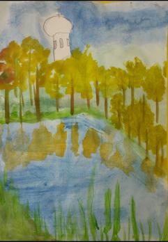 Озеро у церкви