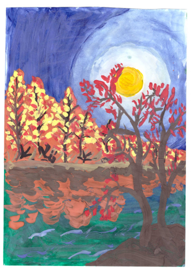 Осенний пруд