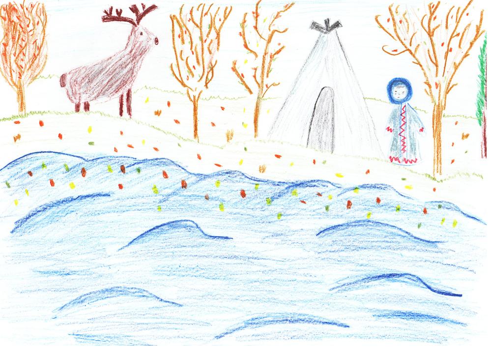 Краски осени на Оби