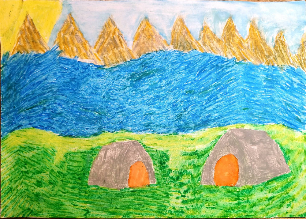 Озеро Шира летом