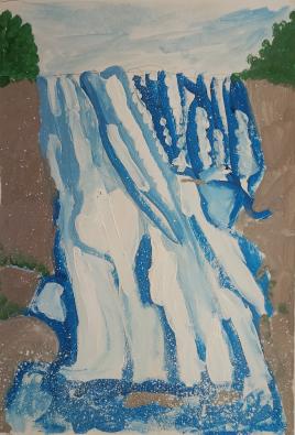 Чарующий водопад