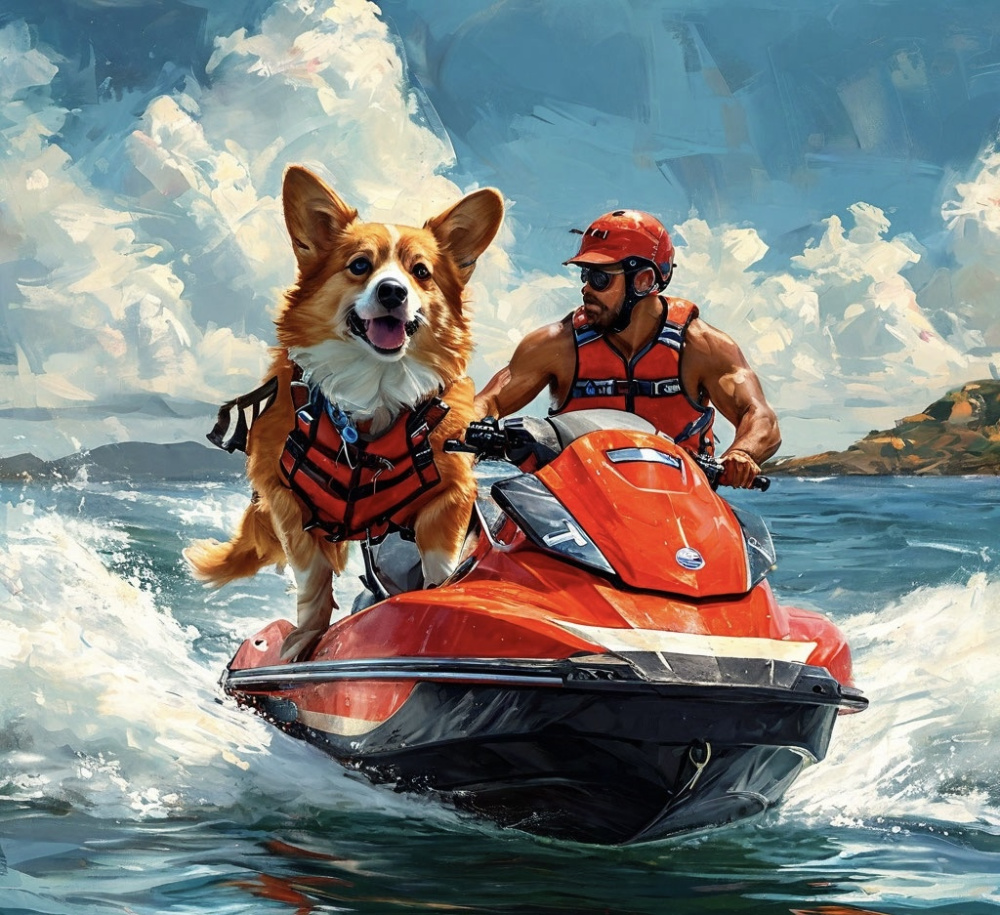 Корги-спасатель 