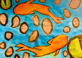 Водный мир карпов (Краснодар парк Галицкого; Зеркальный лабиринт карпов)