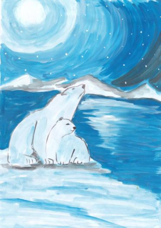 мама и Капелька у чистой воды