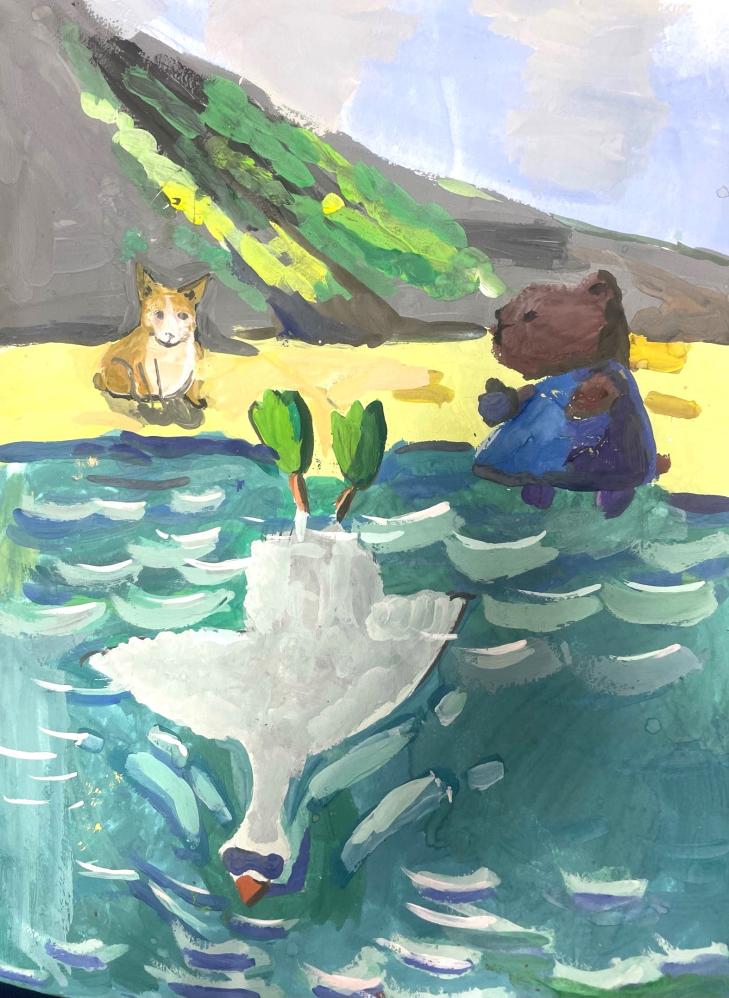 Море волнуется