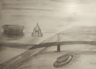 Слияние Волги и Оки на Стрелке