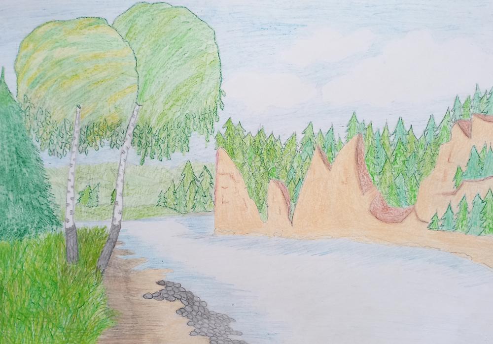 Река Чусовая. Лето