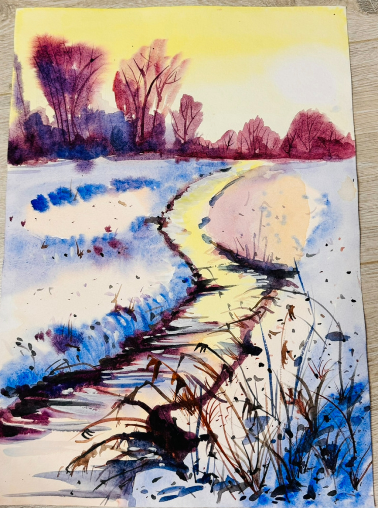 На рассвете