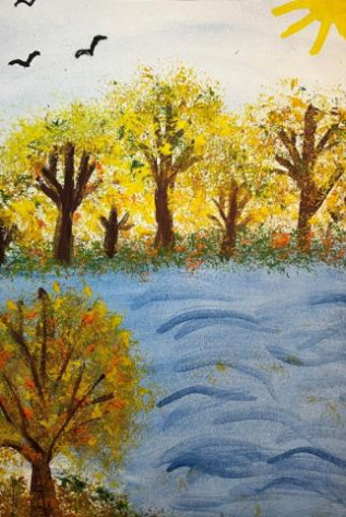 "Осеннее озеро"