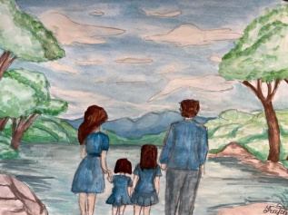 Моя семья бережет воду!