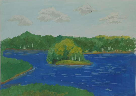 Река Свияга.