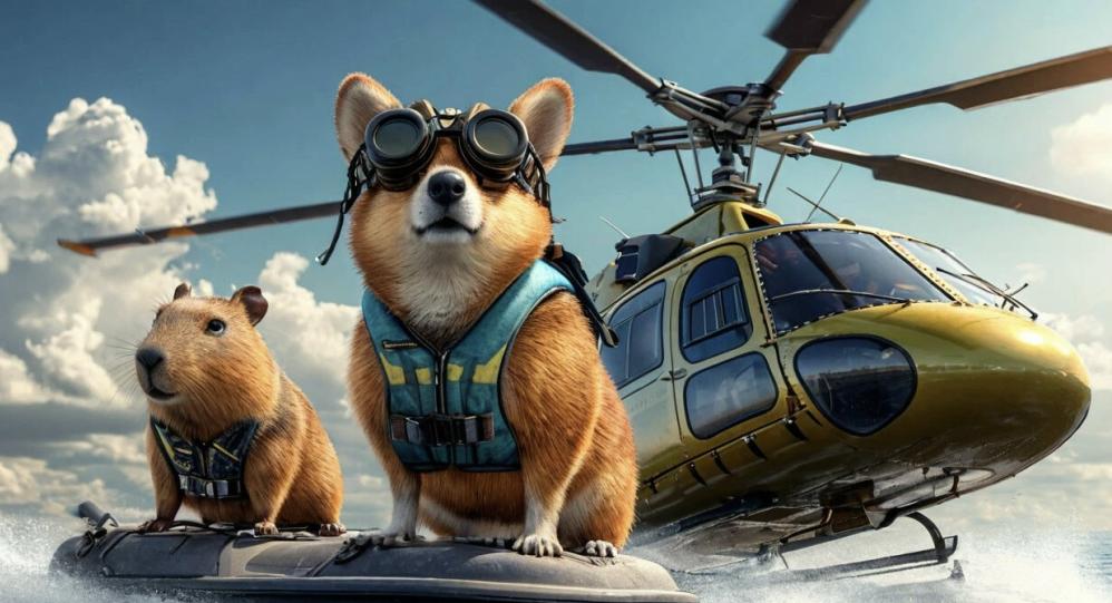 Капибара и корги защитники воды 