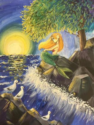 На морском берегу