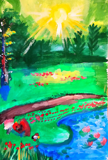 Летний день. Пруд. 