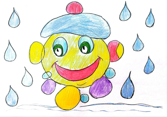 Разноцветная капелька 