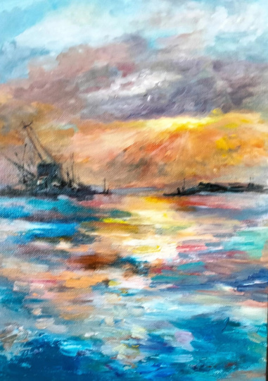 Морской закат