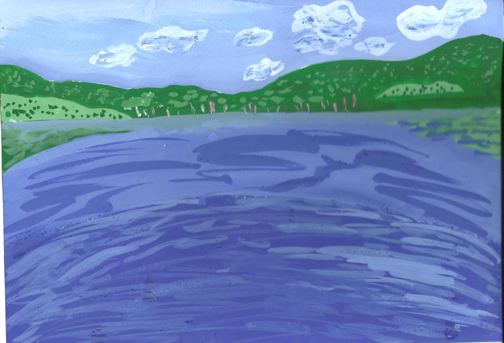 Лето на берегу озера