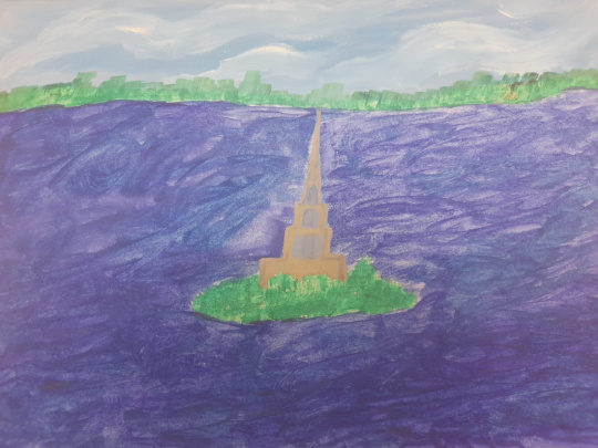 Река Жабня приток Волги