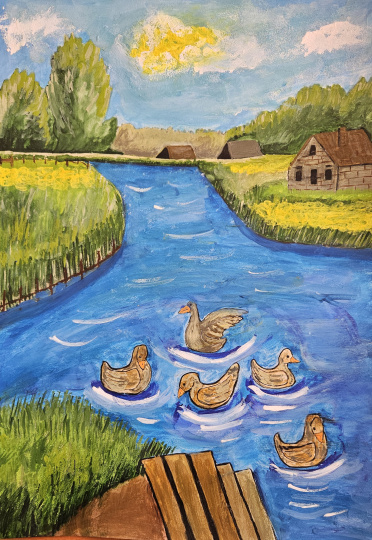 Утро на речке