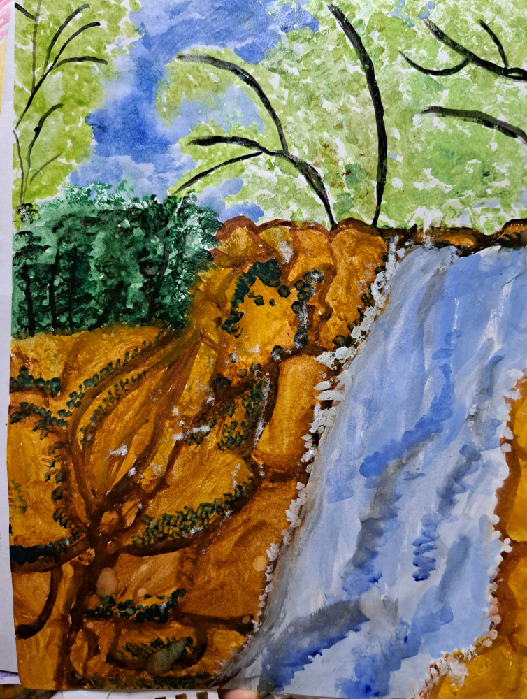 Водопад на реке Корбу