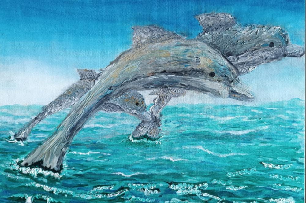 Приветствие дельфинов