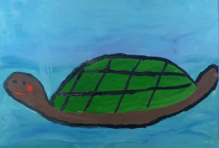 Огромная черепаха