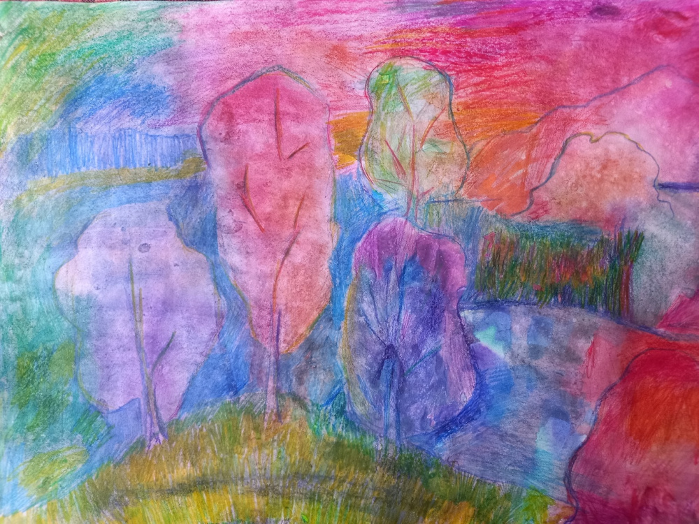 Осень на пруду