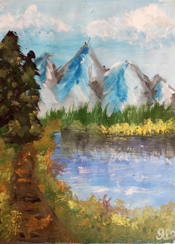 Горное озеро Алтая