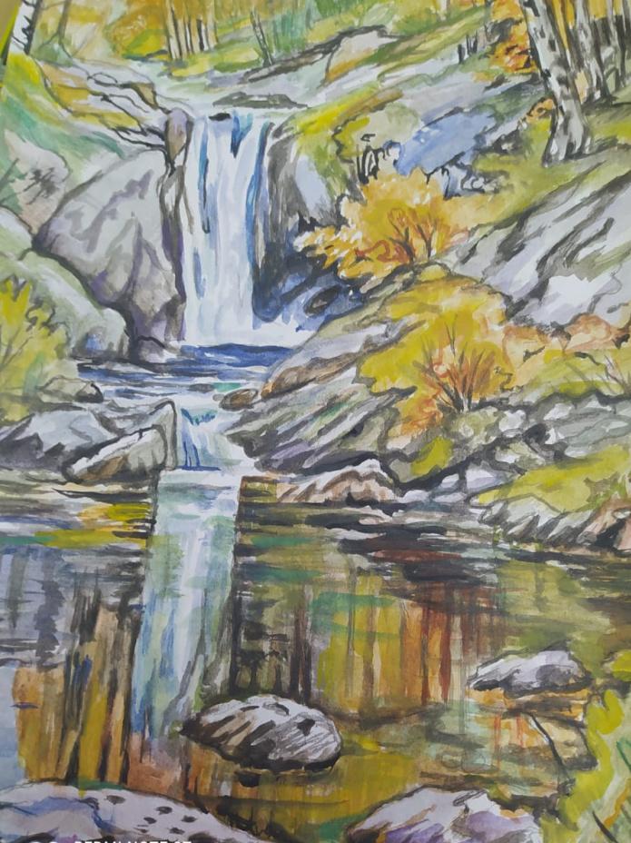 "Прекрасный водопад"