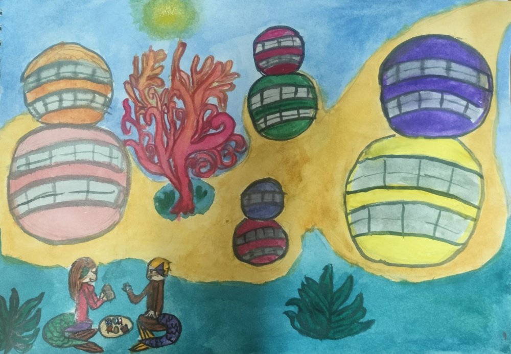 Жизнь на дне моря.