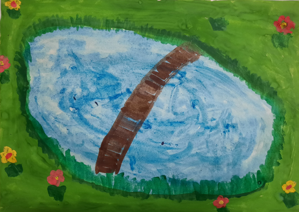 "Чудо - озеро летом."