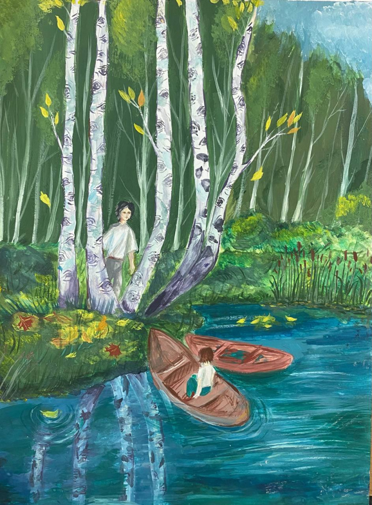 Возле горной реки