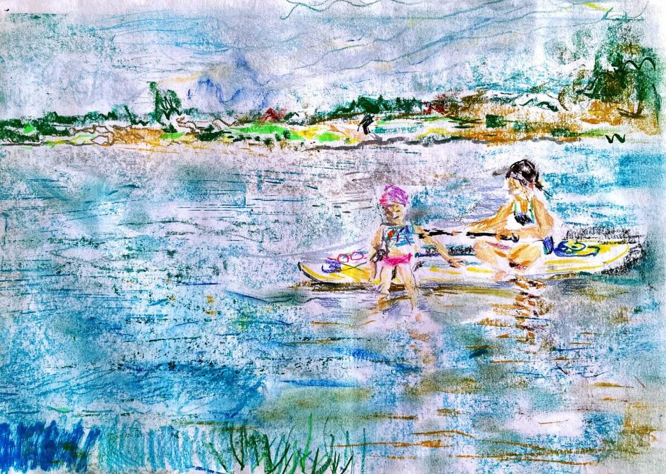 На сапах по озеру Леданово