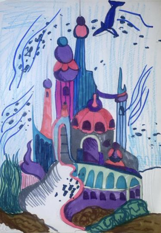 «Подводный замок русалочки»