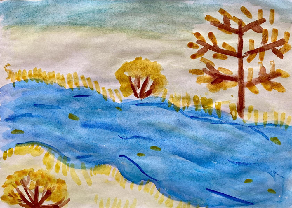 "Течёт река осенняя"