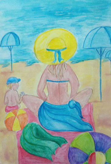 "Чёрное  море, я и моя семья"