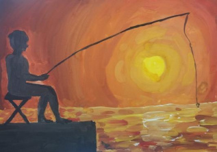 Тайна летнего заката: Папа, я и рыбалка