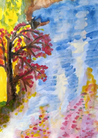 "Осень на берегу реки Обь"