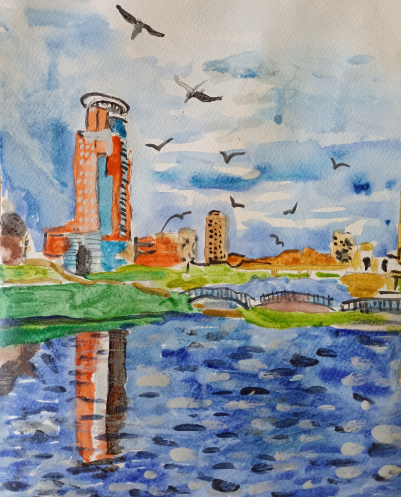 "Река - центр нашего города"