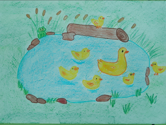 Купание утят