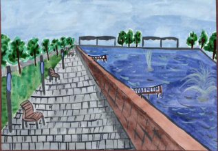 Водоем моего города.