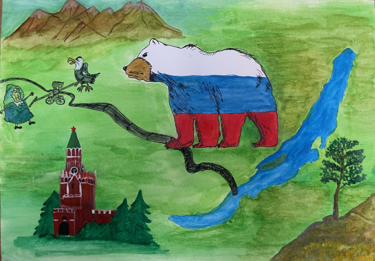 Герой земель Российских - медведь