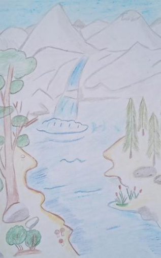 "Горный водопад"