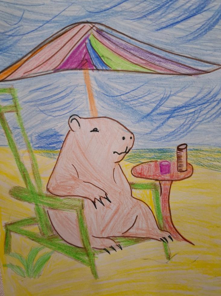 Капибар на отдыхе