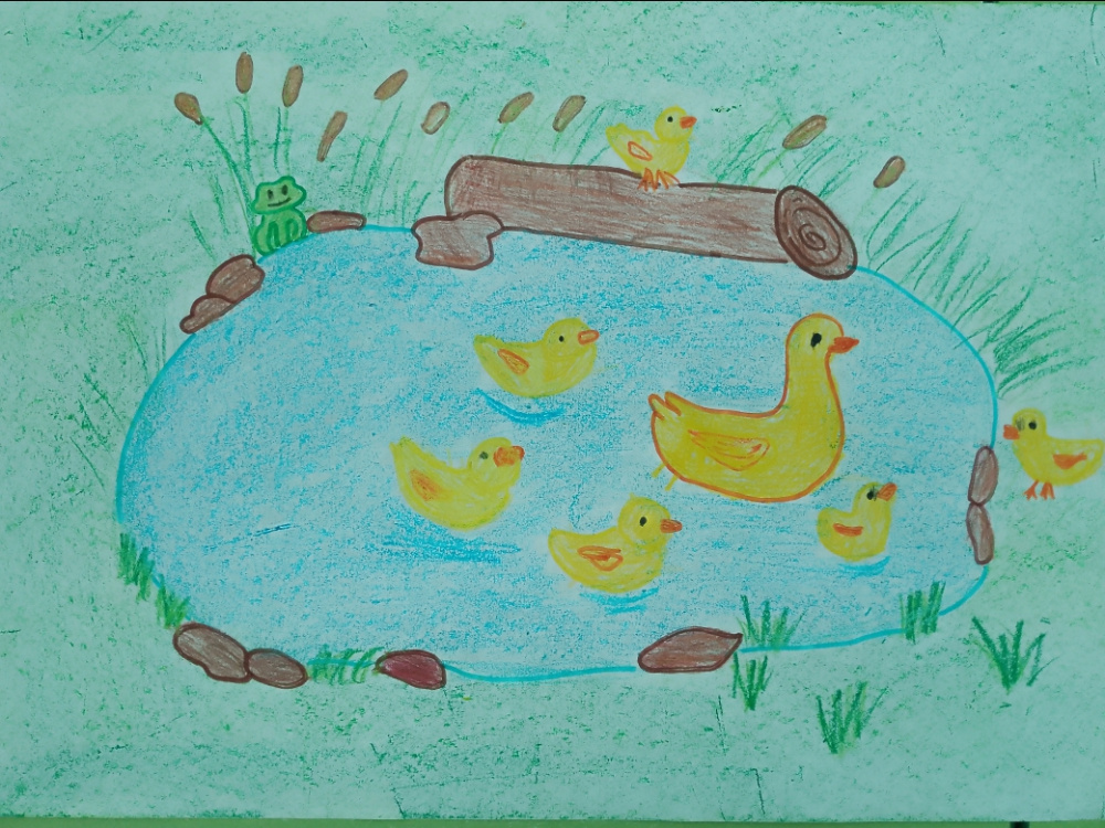 Купание утят