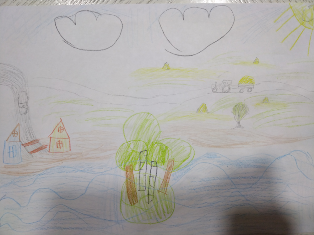 Покос и голубые берега